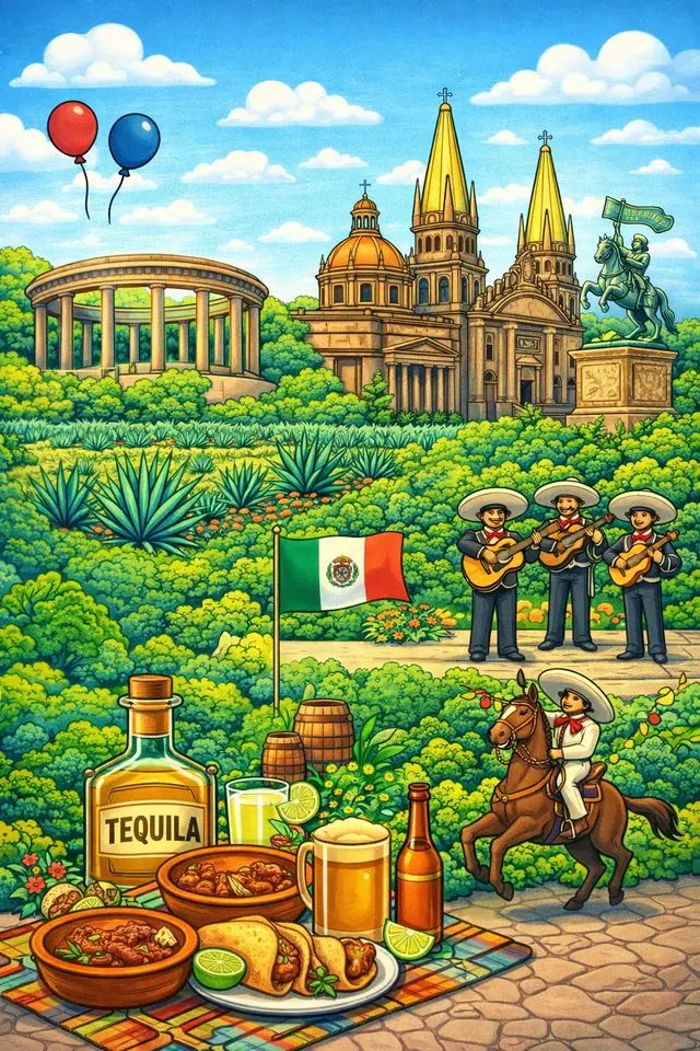 Guadalajara illustration — Estadio Akron