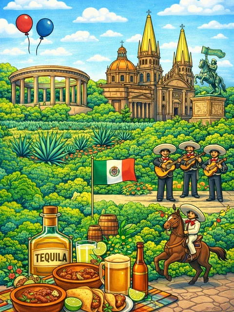 Guadalajara illustration — Estadio Akron