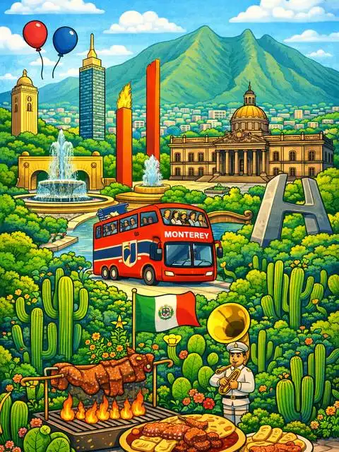 Monterrey illustration — Estadio BBVA