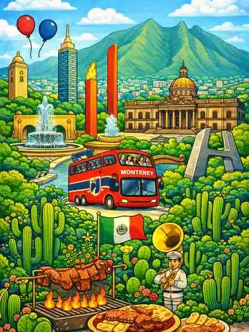 Monterrey illustration — Estadio BBVA