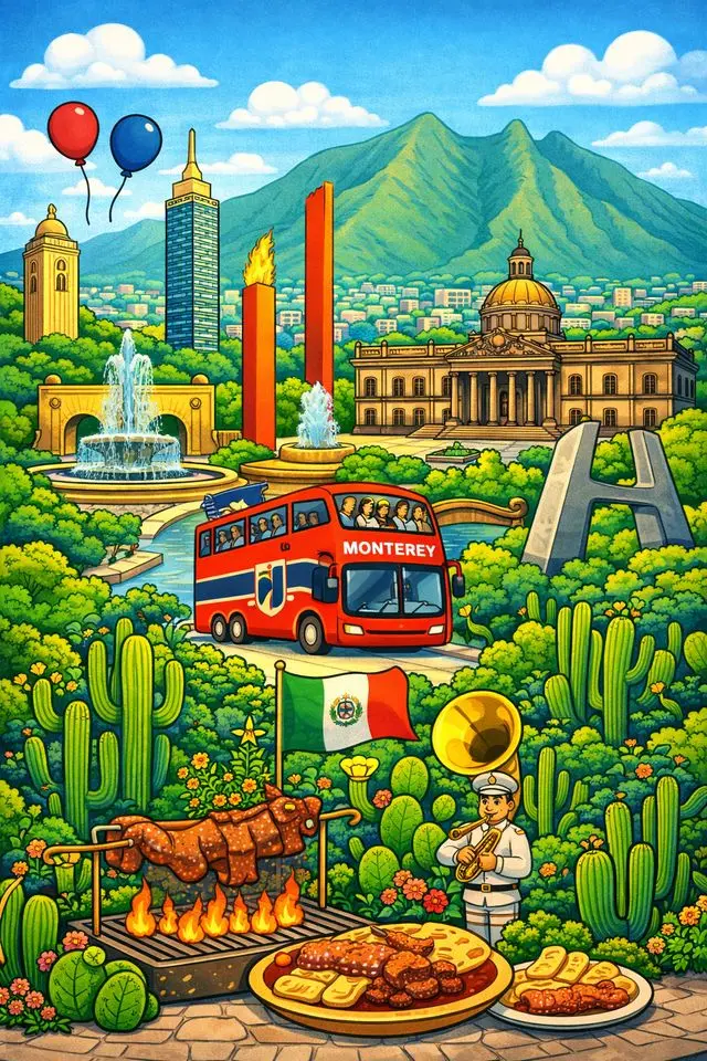 Monterrey illustration — Estadio BBVA